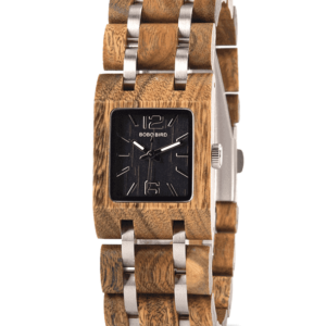 BOBO BIRD Gift Watches Elegant Square Dial Female Wood Watch for Girlfriend