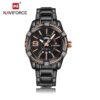 NAVIFORCE NF9117 Men Quartz Wristwatch Better Quality Stainless Steel Watch Clock Luxury Week relojes