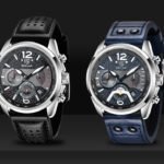 Benyar 5171 New Men's Quartz Watch Waterproof Sports Chronograph Men's Watch High-end Leather Military Watch