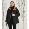 Women’s short lining and fleece winter jacket