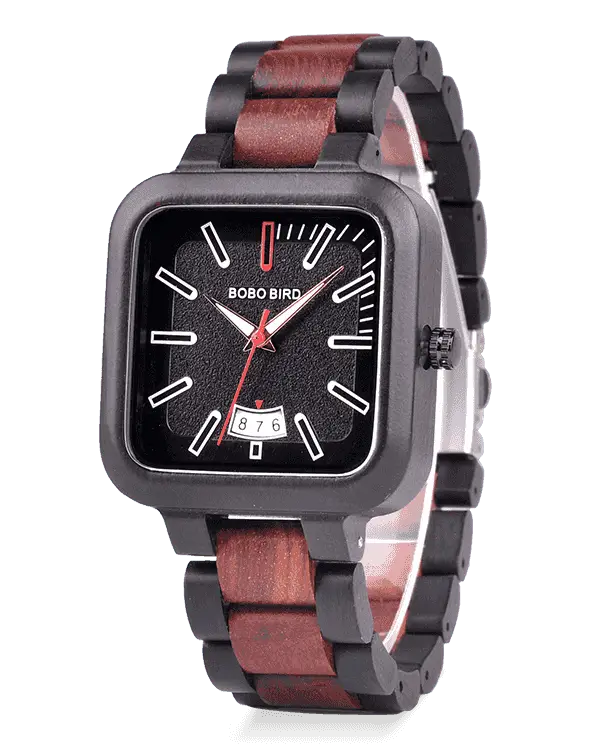 BOBO BIRD Gift Watches Customized Engraved Wooden Watches for Men, Husband, Boyfriend