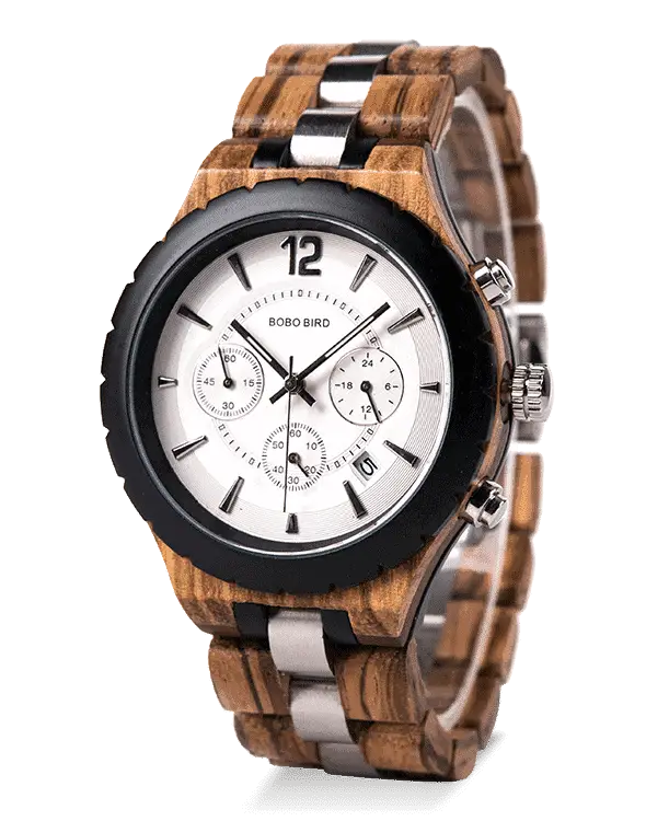 BOBO BIRD Gift Watches Quality Smiley Face Quartz Made of Wood Q28