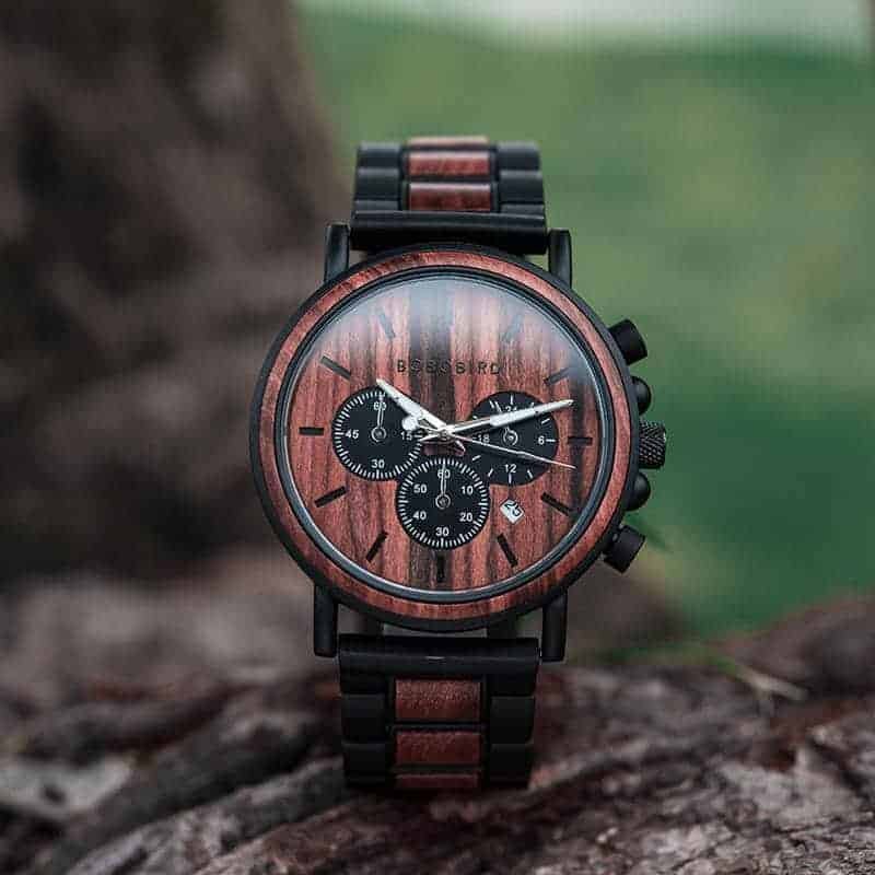 BOBO BIRD Gift Watches Engraved Wooden Watches Zebrawood Customized Unique Personalized Gifts