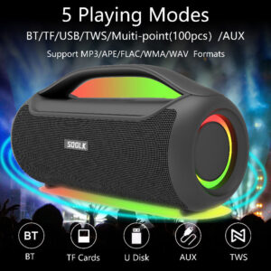 120W High Power Wireless TWS Subwoofer Speaker High Volume Sound Quality - Image 2