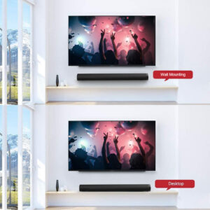 Soundbar with Built-in Subwoofer 2.1CH 35-Inch TV Speakers 3D Surround Sound for Home Theater - Image 6