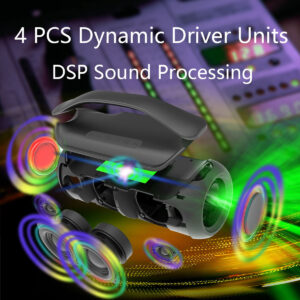 120W High Power Wireless TWS Subwoofer Speaker High Volume Sound Quality - Image 4