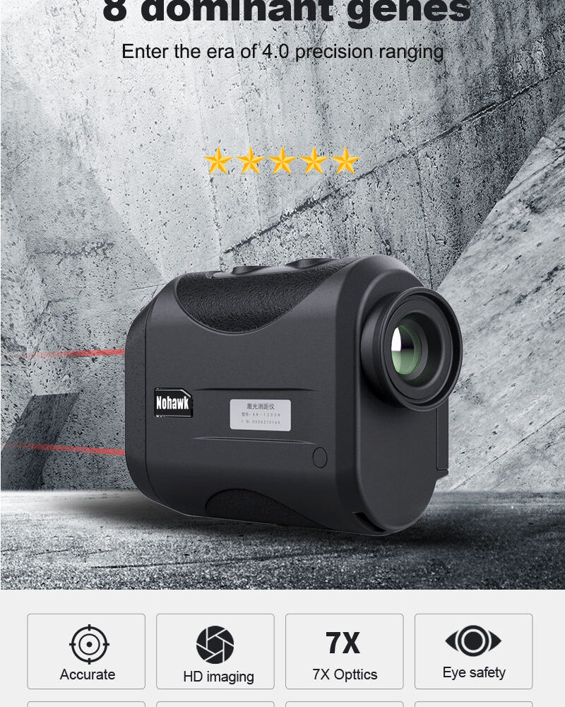 Range Finder 1000M Telescope Scope Distance Meter Portable Golf Laser Rangefinder for Hunting - Image 3