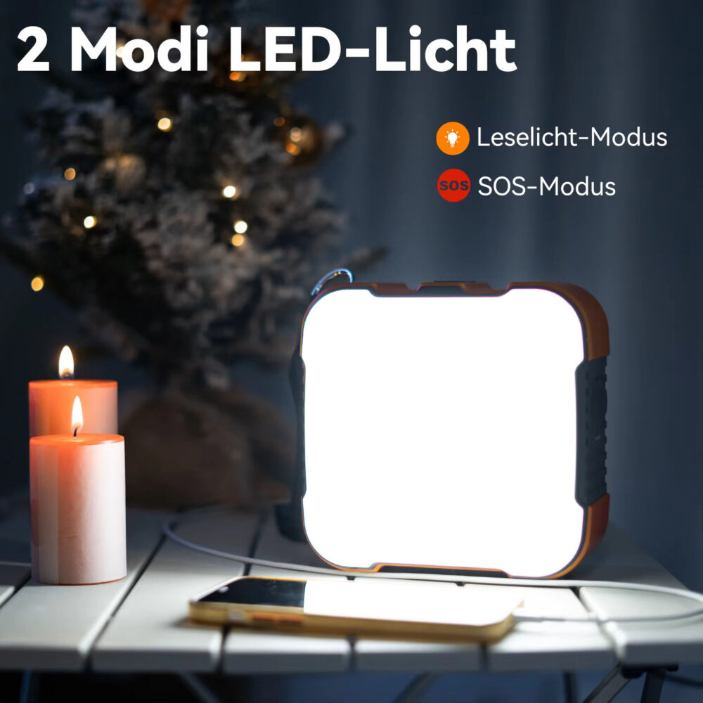 Flashfish 120W Mini Power Bank with LED Portable Solar Charging Station Solar Power Generator - Image 3