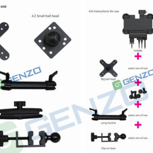 GENZO 12 Inch Industrial 12TH I5-1235U/ I7-1255U Professional Rugged Tablet Win10 with RJ45 - Image 5