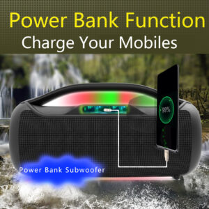 120W High Power Wireless TWS Subwoofer Speaker High Volume Sound Quality - Image 6