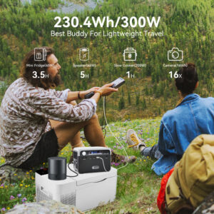 Flashfish 300W LiFePO4 Power Supply Energy Storage Outdoor Portable Solar Panel Generator - Image 5