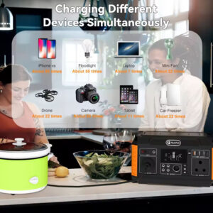 Flashfish 500W 520WH High Capacity Portable Solar Energy Electric Generator Charging Power Station - Image 8