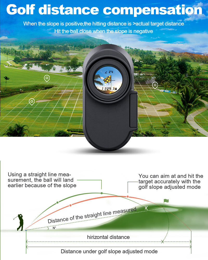 Range Finder 1000M Telescope Scope Distance Meter Portable Golf Laser Rangefinder for Hunting - Image 8