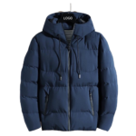 Winter Warm Jacket Polyester Quilted Puffer Jacket for Men