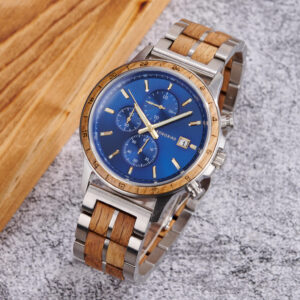BOBO BIRD Classic Chronograph Wooden Watch Ebony Green - Image 13