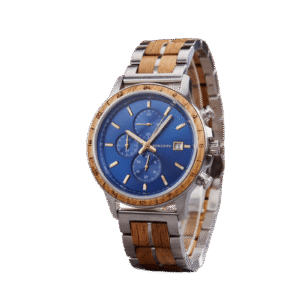 BOBO BIRD Classic Chronograph Wooden Watch Ebony Green - Image 4