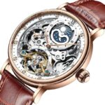 KINYUED Luxury Leather Waterproof High Quality Automatic Watch