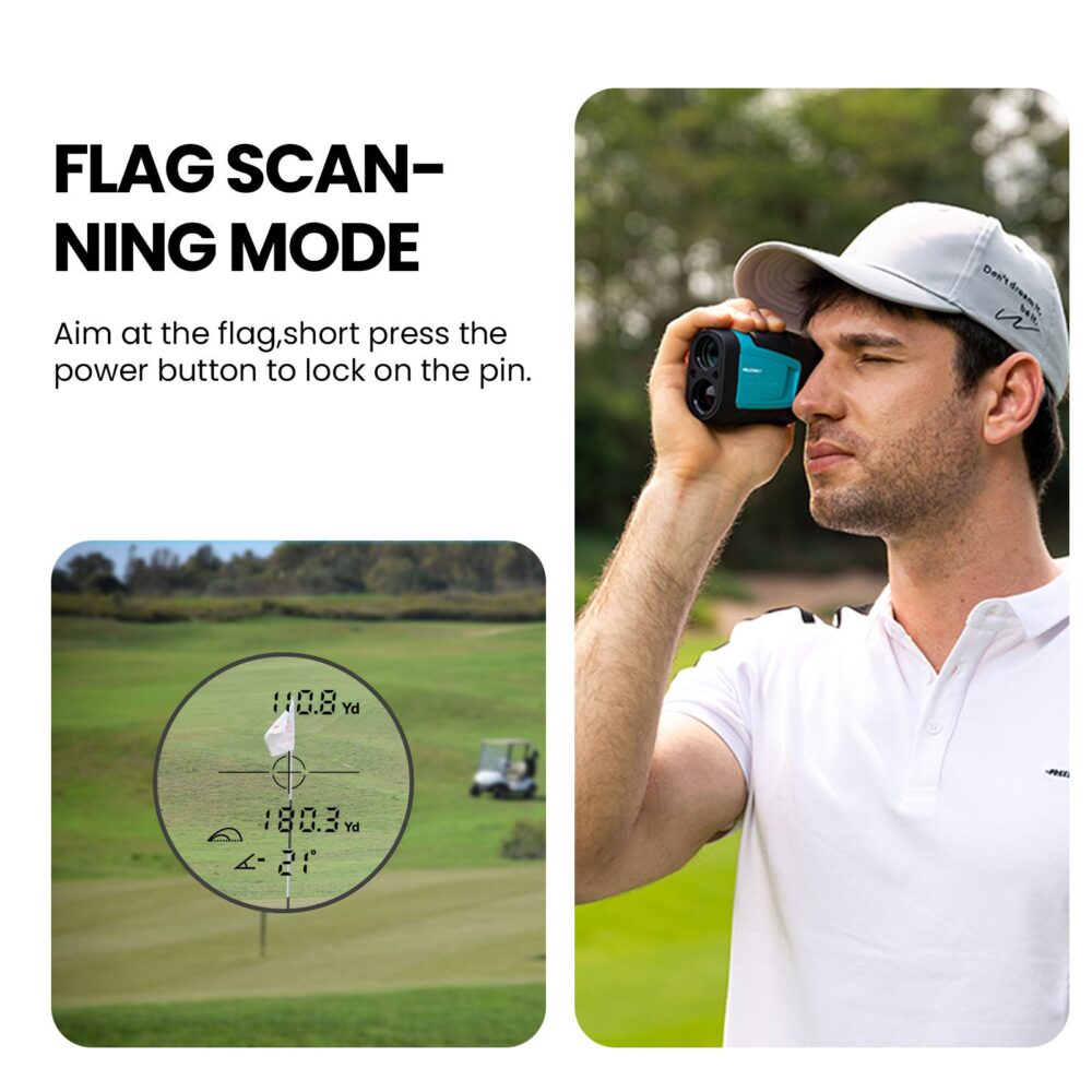 Mileseey PF210 Digital Golf Laser Rangefinder Long Distance 600M Range Meter Finder for Golfing - Image 4