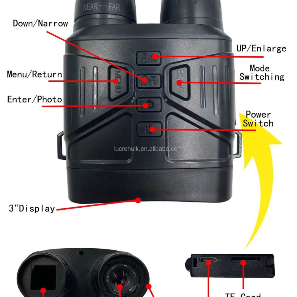 Factory Direct Nv4000 Low Price Promotion Infrared Night Vision Device Outdoor Hunting Equipment Night Vision Binoculars Digital - Image 2