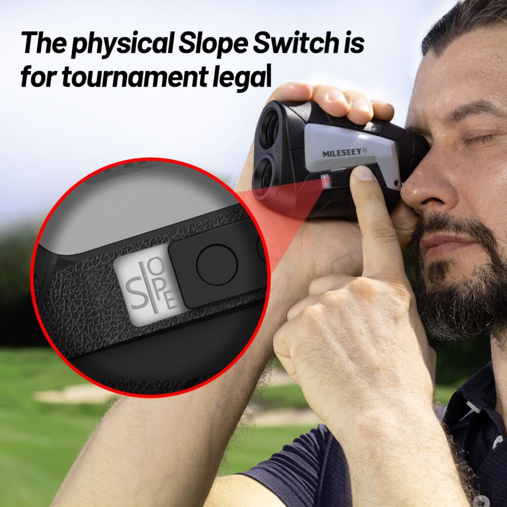 MiLESEEY Golf Range Finder with Slope Switch Sport Rangefinder Golf Golf Laser Rangefinder - Image 5