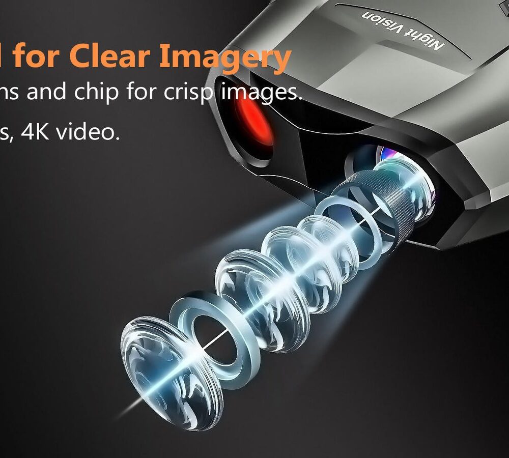 New 5000mAh Infrared Digital Night Vision Monocular 4K Low Light Full Color 600 Meters Outdoor Range - Image 4