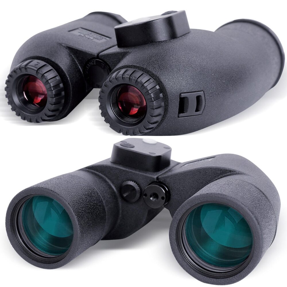 Lucrehulk Compass Binoculars 10x50 High Power HD Nitrogen-Filled Waterproof Travel Nautical Coordinate - Image 3