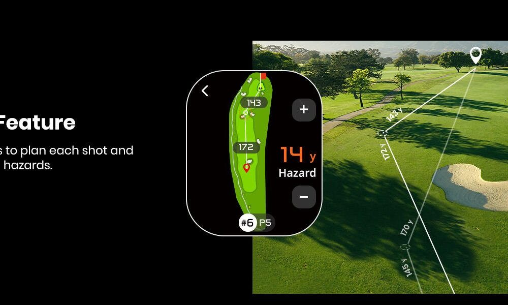 Golf Laser Rangefinder GenePro G1 1300 Yards Range Finder Preloaded 43000+ Courses Red Green Display 905nm 6.0x Magnification - Image 4