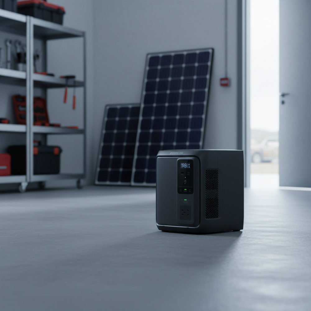 DELTA 3 1000Air +Two220w Solar Panel Portable Power Station Solar Panel Inverter MPPT Car Surge Protector with Pure Wave LiFePO4 - Image 2