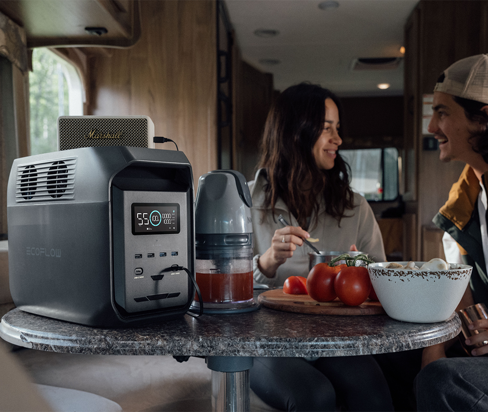 EU ECOFLOW Outdoor Solar Mobile Power Supply DELTA 3 Series Portable Power Station System - Image 3