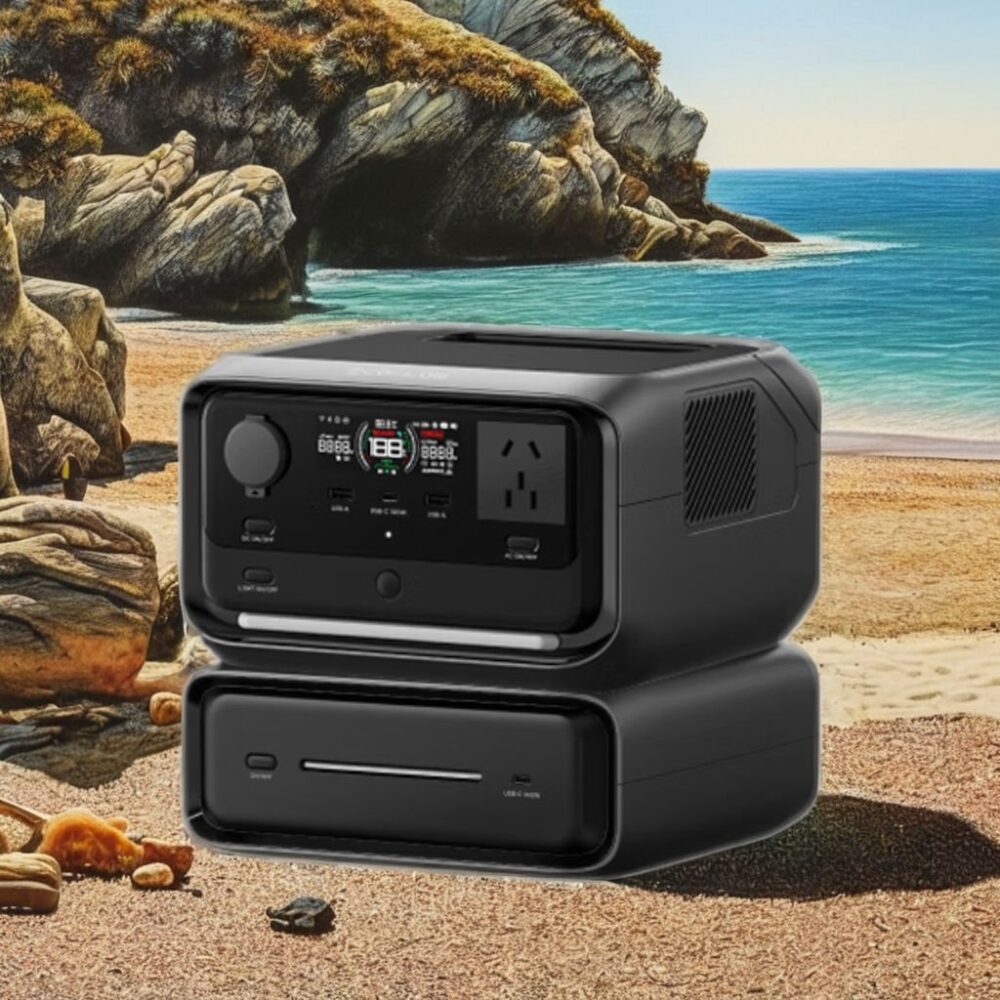 Ecoflow River 3 Max 600W Portable Power Station Solar Panel & Car Battery Charger MPPT Controller for Outdoor Camping - Image 2