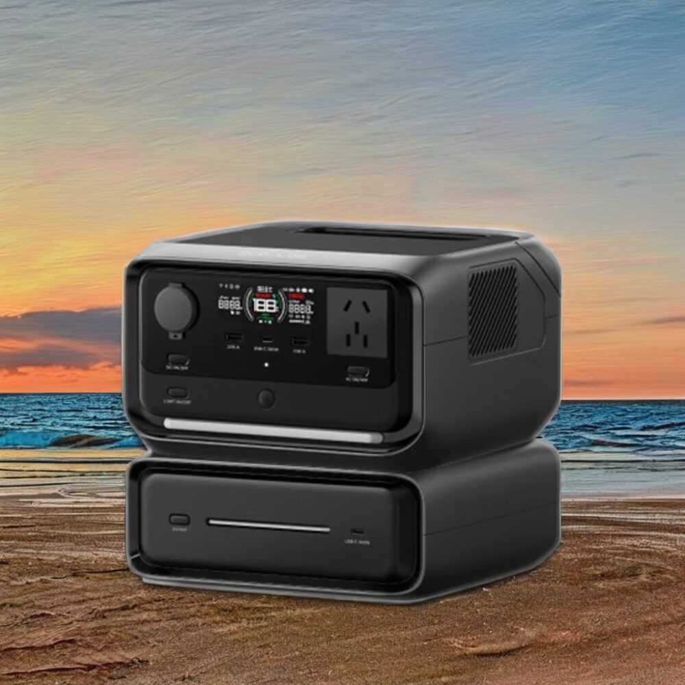 Ecoflow River 3max+160wSolar panels 600W Portable Power Station Solar Panel & Car Battery Charger MPPT ControllerOutdoor Camping - Image 2