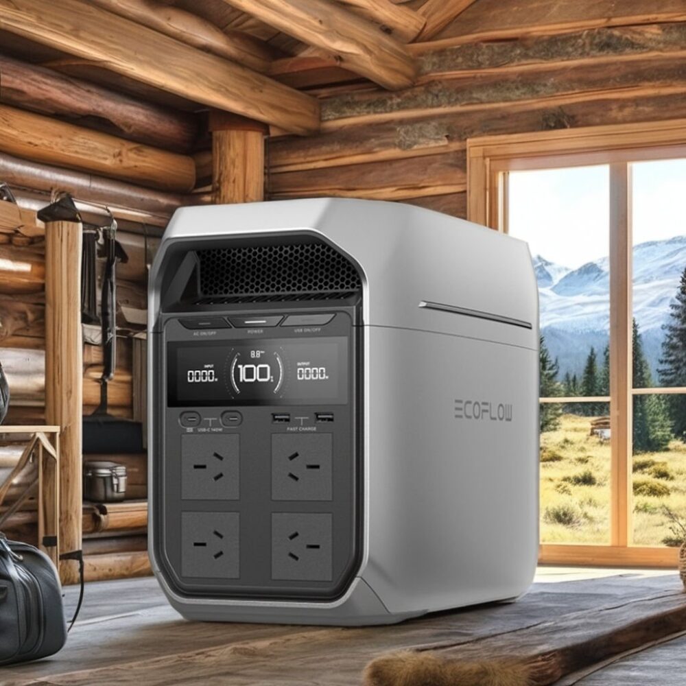 ECOFLOW DELTA 3 Plus+400w Solar Panels Series 1800w UPS Portable Power Station Solar Generator Charging Station - Image 2
