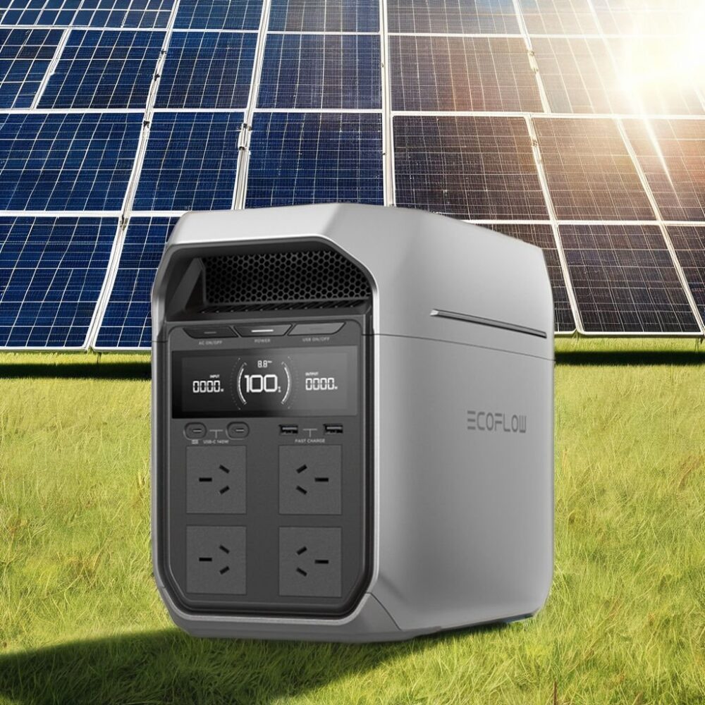 ECOFLOW DELTA 3 Plus + Solar Hat Series 1800w UPS Portable Power Station Solar Generator Charging Station - Image 2
